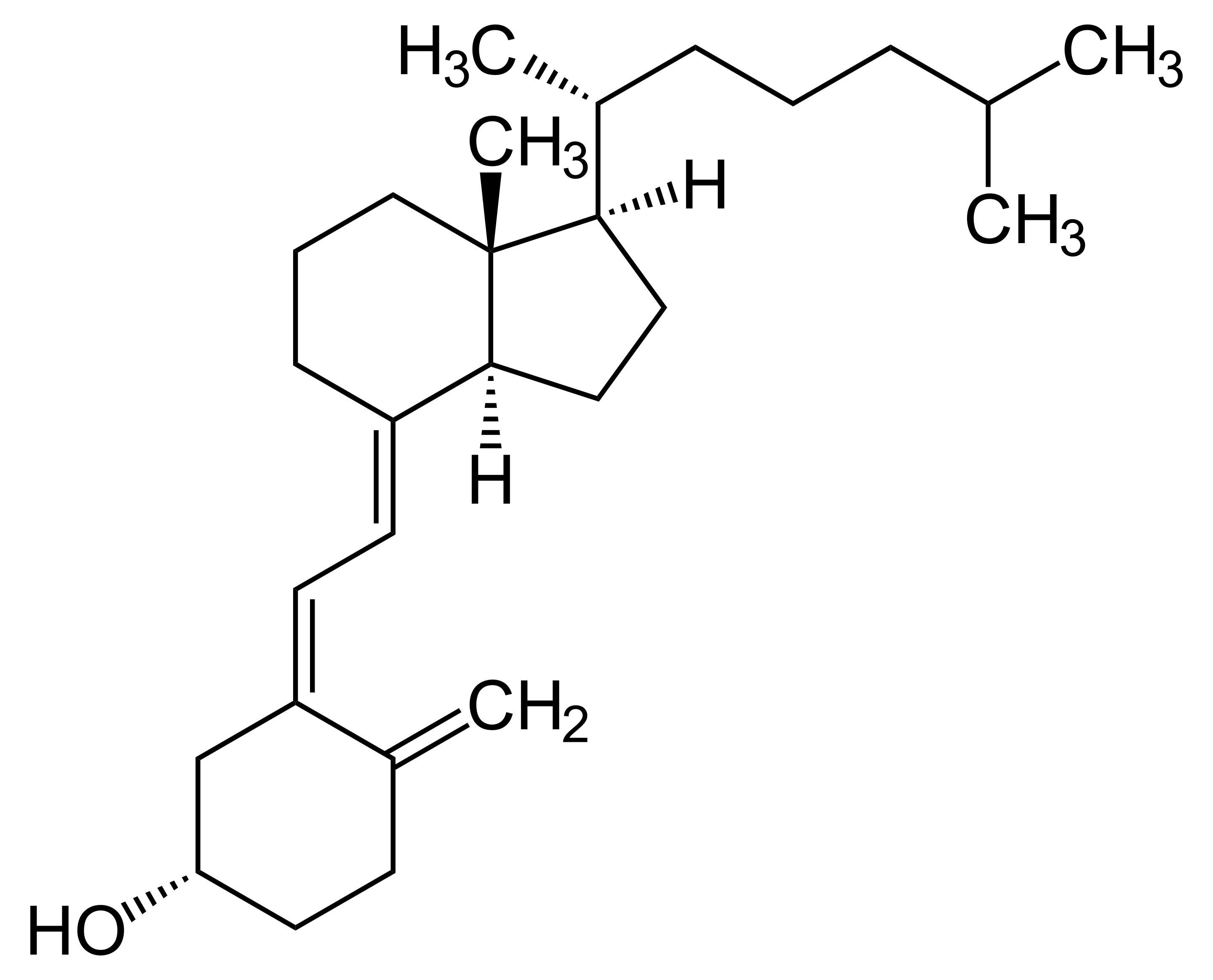 chemische Struktur von Vitamin D